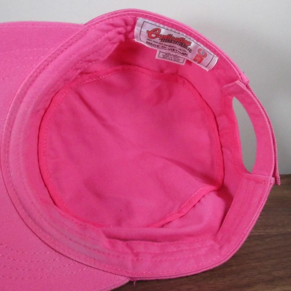 University Of Nebraska Hat Womens Cadet Cap Military Strap Back Cornhuskers NCAA